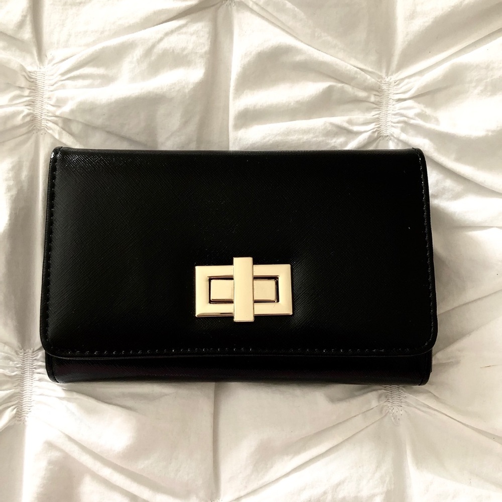 Black and Gold Purse Removable Strap